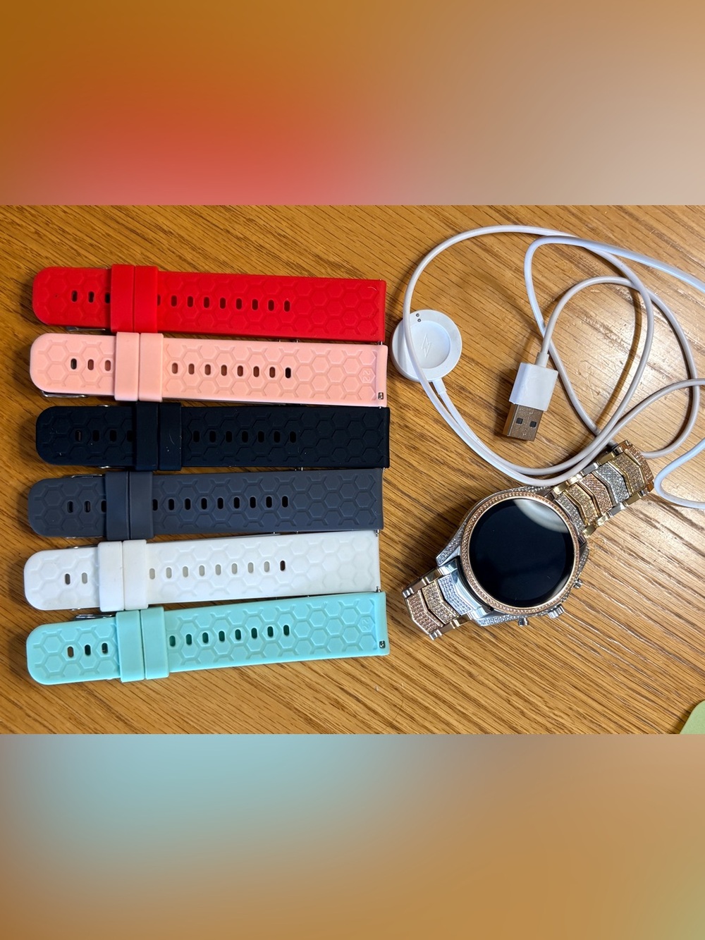 Michael Kors Bradshaw 2 Smartwatch Tri-Tone l NWOT + Charger & 6 Extra Bands